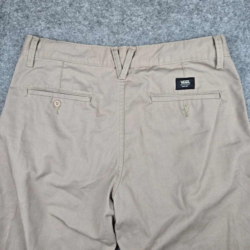Vans Authentic Chino Pants Mens 32 Khaki Relaxed Fit Casual Skate Classic Beige